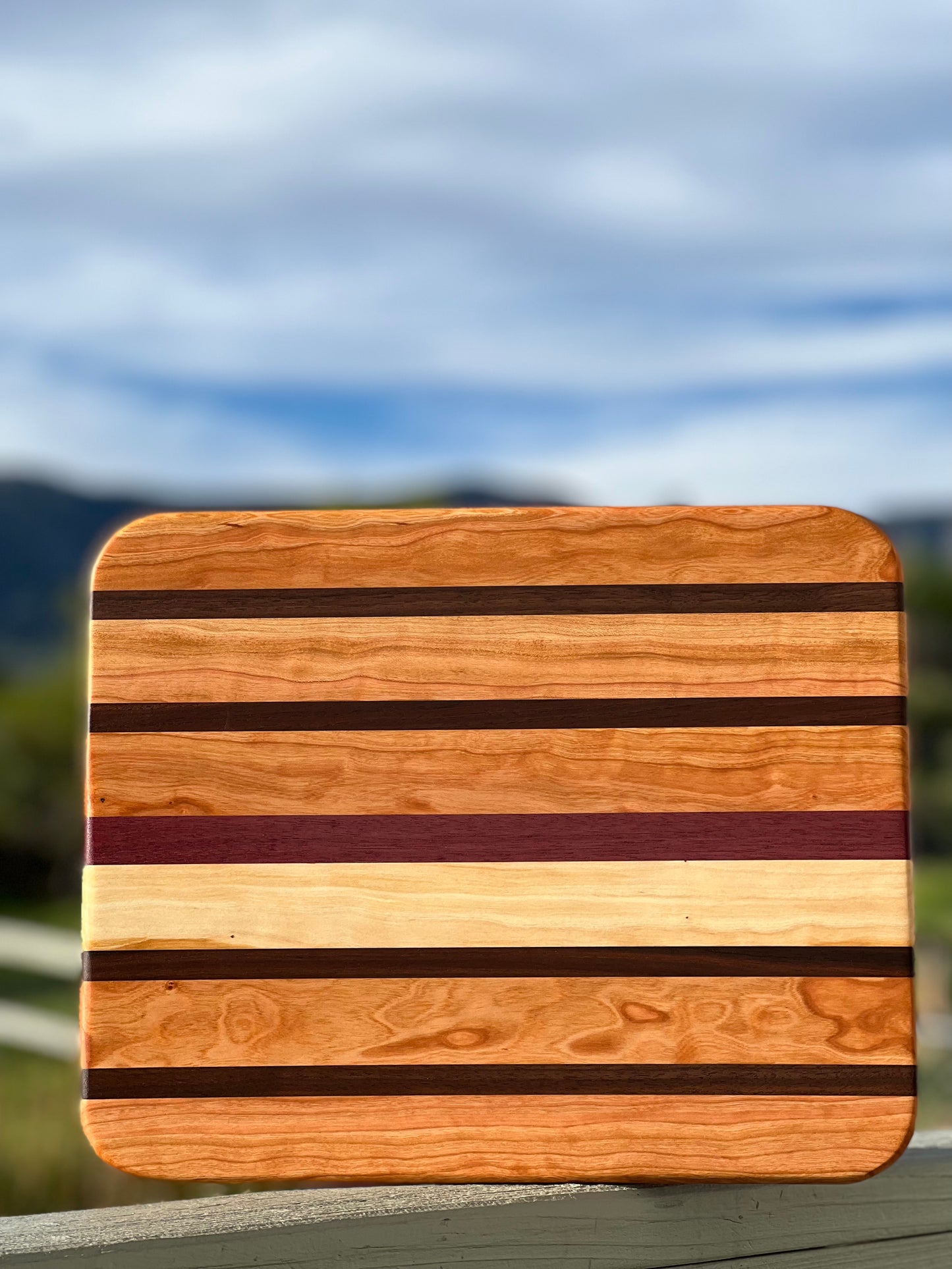 Three Wood Cutting Board